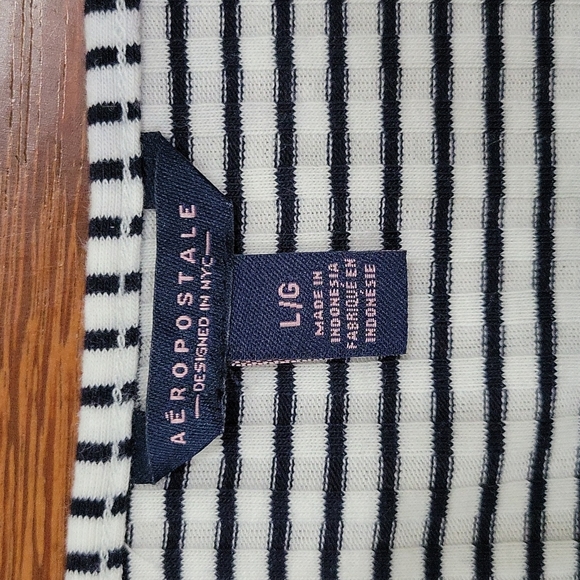 NWOT Navy Striped Adjustable Straps Sundress - Picture 10 of 11